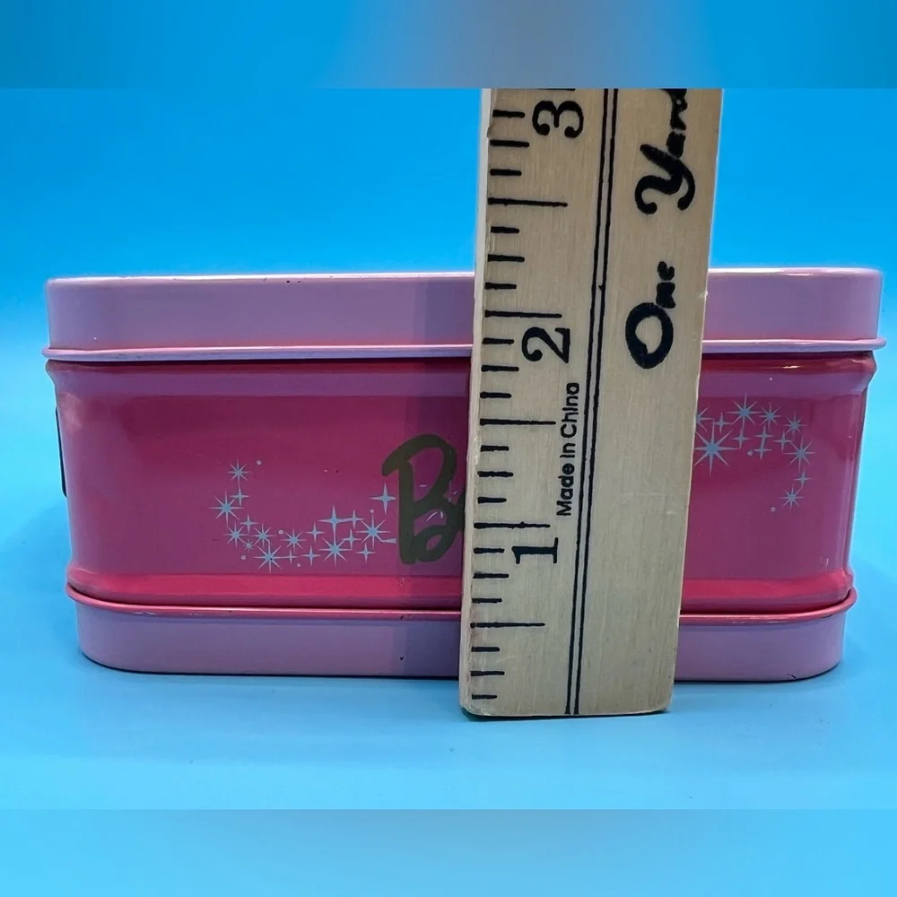 Barbie Pink and Yellow Retro Lunchbox